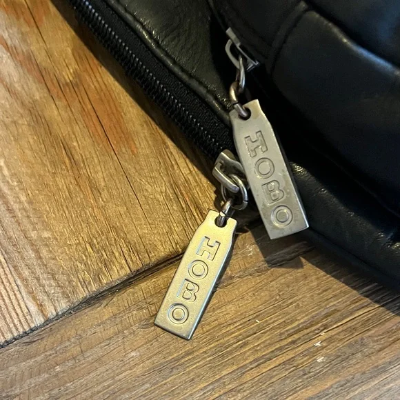 HOBO International Vintage Black Unisex Crossbody Sling Bag - Picture 7 of 11